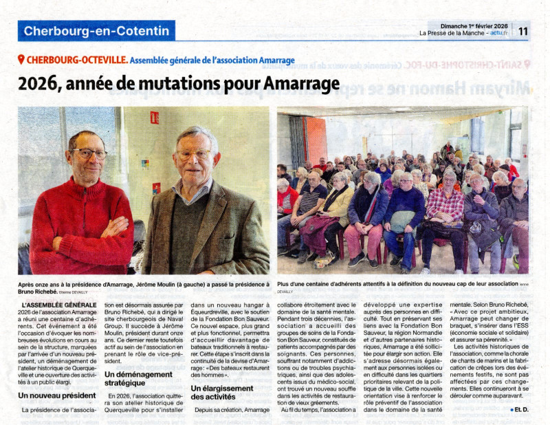 2026, une année de mutations pour Amarrage